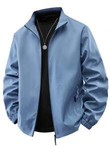 Men Jackets And Coats - 藍色 - 查看 6