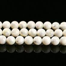 Natural White Stone Beads Howlite Crystal Pearl Jades Moon Round Loose Waist Beads For Jewelry Making DIY Handmade Bracelet - Multicolor - View 16