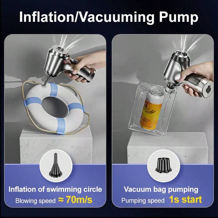 5-In-1 Portable Rechargeable Vacuum And Blower With High Power For Cleaning Home And Car - XCQ-018 - Xem 8