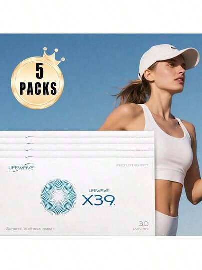 1-5 piezas Parches LifeWave X39 - Apoya mejoras de fuerza y resistencia, cuidado corporal - Apoya un mejor rendimiento en el ejercicio - Sin estimulantes - Tecnología de parche innovadora para un bienestar mejorado - 30 piezas por pieza para un total de 90 piezas, Mantenga su Body saludable y rejuvenézcalo, Se puede usar tanto por la mañana como por la noche, Regalo de Halloween.