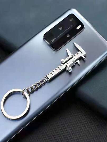 Calibre Vernier mini, regla de medición portátil. Regla herramienta DIY hecha a mano, colgante de calibre Vernier, herramienta de medición para uso doméstico, calibre de medición portátil de tamaño pequeño para jade/joyería/coleccionables.