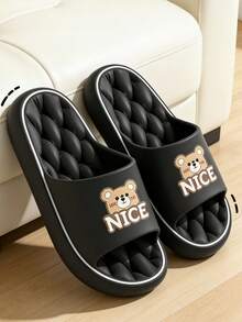Soft And Elastic Comfortable Sandals, Look Good Both At Home And When Going Out - Black 6 - View 2