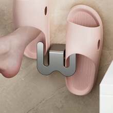 Bathroom Slipper Rack, Wall Mounted No Drill Bathroom Shoe Organizer Holder, Drainage Rack For Toilet - View 6