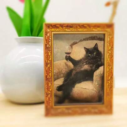 A Stylish Black Cat Fridge Magnet Magnets For Fridge Fridge Magnets Home Decor Room Decor Office Desk Room Decor