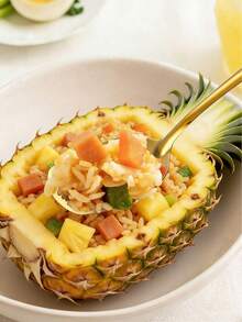 6pcs Stainless Steel Buffet Serving Utensils Set, Includes Soup Ladle & Serving Spoon, Suitable For Self-Service Meals, Banquets, Home, Hotel, School, Parties - Multicolor - View 6