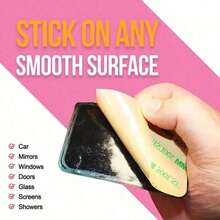 5个硅胶手机吸盘，带24个粘性垫，易于拆卸和清洁，增强抓力，适用于各种安装表面 - 彩色 - 查看 4