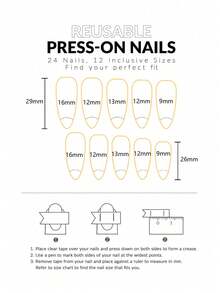 10片可爱粉色豹纹腮红法式猫眼美甲蝴蝶结手工亚克力按压式假指甲，长杏仁形，附赠果冻胶和指甲锉，DIY美甲用品，适合情人节、音乐节、学校旅行等场合。手工按压式假指甲 - 彩色 - 查看 10