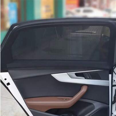 Tấm che nắng xe hơi màu đen mùa hè, lưới chống muỗi và côn trùng đa năng, tấm che nắng, cách nhiệt, rèm che riêng tư, lưới thoáng khí cho cửa sổ.
