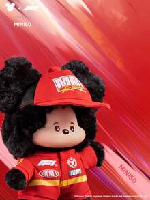 名创优品米奇F1赛车生活系列乙烯基人偶包包挂饰钥匙扣吊坠可爱卡通包包挂件背包装饰 - 彩色 - 查看 4