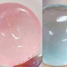 1/2（6厘米/4厘米）慢回弹蓝色/粉色手工挤压球，软绵绵的，捏捏乐，捏捏乐玩具，6厘米圆形减压挤压玩具，理想的节日礼物，有趣可爱的礼物，生日礼物，复活节礼物，万圣节礼物，圣诞节礼物，派对填充物。 - 彩色 - 查看 16