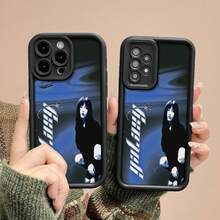 Chica espacial azul con temática espacial.funda de teléfono Fundas compatibles con ,Apple,VIVO,OPPO,,, y Honor.Fabricadas en silicona TPU,ofrecen protección contra golpes y caídas. - Negro - Ver 4