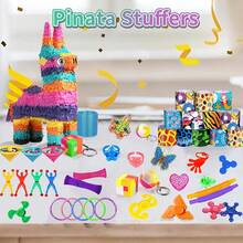 42件装派对礼品袋填充物，益智玩具套装，圣诞节礼物袋填充物，教室批发，宝箱嘉年华奖品，皮纳塔袋填充物 - 黃色 - 查看 6