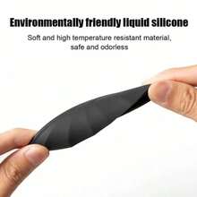 Car Rearview Camera Rain Cover: Thickened And Widened Silicone, Non-Destructive Installation, Suitable For All Car Models, Transparent 4MTE - A - View 5