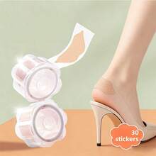 1 Box (30pcs) Multi-Function Anti-Friction Pads, Invisible Skin-Colored Heel Grips, Easy-Tear Anti-Chafing Stickers, Portable Foot Care Protectors For High Heels, Sneakers, Hands And Toes - Lip-shaped Anti-abrasion Pads - View 13