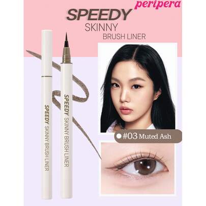 Peripera 速效纤细眼线液笔，液体眼线笔，防晕染、防水、防汗，日常妆容