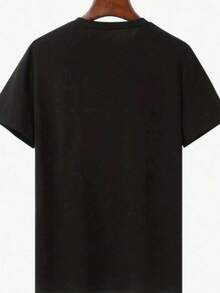 Women's Oversized Graphic Short-Sleeve Tee Blue Graffiti Inspired Design 'S Comfit Fashionable Women ClothingRetro Y2K Lovers Campus Commute, Music Festivals, Brunch Dates Blend Top - 黑色 - 查看 4