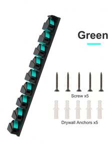 BILLINGS 钓竿架，钓竿支架，垂直壁挂式钓竿架，可容纳9根钓竿或组合竿，适用于大多数直径为3-19毫米的钓竿 - 彩色 - 查看 7