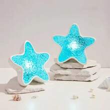 Starfish Wave Projection Light - 7 Color Holographic Ocean Lighting Effects, Relaxation Therapy Night Light, Sleep Aid, Desktop Decor Mood Lamp - 7 Color Ocean Light - View 13