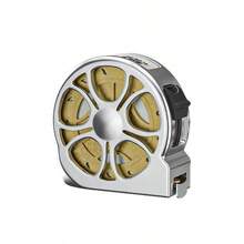 1pc Mini Keychain Retractable Tape Measure 78.74 Inch Steel Ruler, Metric & Imperial Dual Scale, Multifunctional Steel Tape Measure Gift - Multicolor - View 14