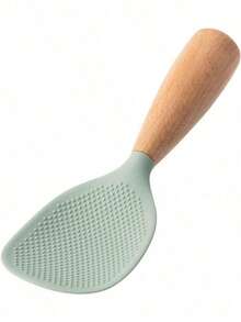 1pc Rice Paddle Spoon, Non-Stick Vertical Rice Spoon With Wooden Handle, Stand Up Serving Spoon Spatula, Kitchen Cooking Tool - View 8