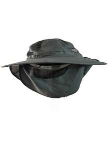 1pc Men's Summer Sun Hat, Outdoor Fishing UV Protection Face Mask - Bucket Hat - View 8