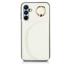 PU 人造皮革手機殼，相容 Galaxy A17 A56 A36 A26 A16 A55 A35 A15 A54 A14 A73 A53 A13 A72 A52 A71 A51 4G 5G，附環形支架，RFID 防盜錢包手機殼，相容 Galaxy S26 S25 Edge S24 S23 S22 S21 FE Plus Ultra，附支架卡槽保護殼 - 白色 - 查看 27