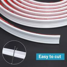 1pc Self-Adhesive TPE Material Wall Crevice Decorative Line, Baseboard, Ceiling Trim, Tile Grout Decorative Line, Wall Decor For Home - B - View 7