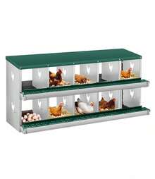 Egg Handling Supplies - Green 10-compartment - View 1