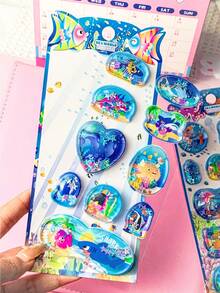 Hình dán bong bóng 3D lập thể lấp lánh | Dành cho điện thoại di động / gấu bông / cốc nước / tiệc chụp ảnh, sự kỳ diệu ngọt ngào và thú vị của Guka Handbooks. - Nhiều màu - Xem 12