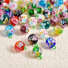 1pc/4pcs Cute & Fashionable Glass Vegetable & Fruit 3D Pendant Charms, Strawberry, Pineapple, Grape, Suitable For Necklace, Earrings, DIY Jewelry Making - Picture - View 11