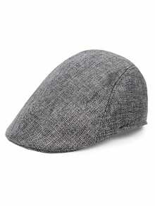 1pc Beret Hat For Men, Vintage Flat Cap, Minimalist Lightweight Summer Driving Cap For Middle-Aged And Elderly - A - View 3