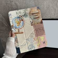 Travel 1 Piece Protective Tablet Case Folio Table Case With Pen Holder Compatible With IPad 10.9/10.2/ Air 5th Gen/Pro11/10th/9.7/Air 2/ (7th Gen)/ (8th Gen)/ Air 4/5/ Pro 11/ 10th Generation 10.9-Inch 2022 Smart Case/ Air 13(M3 2025)/ Air 11(M3 2025)/ Air 11(M3 2025)/ 11(A16 2025)/Compatible With Galaxy Tab S10+/S9/A9,Compatible With Xiaomi5/5PR/6/6PRO/7/7PRO - Multicolor - View 4