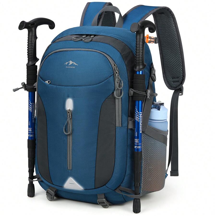 NEWHEY 40L Zaino da trekking leggero e pieghevole, impermeabile, adatto per campeggio, arrampicata, trekking, sport all'aperto - Multicolore - Visualizzare 1