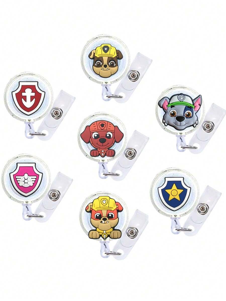 1pc Paw Patrol ID Badge Dunhuang Lanyard Work Badge Pendant Best Holiday Gift For Friends Party Decoration Perfect Room Decor Christmas Valentine's Day Gift - Cartoon - View 1