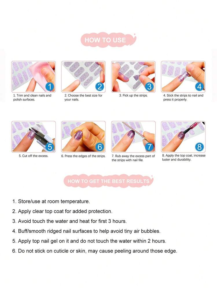 SSemi Cured Gel Nail Strips , Jelly Beige, 16 Pcs Gel Nail Wraps, Stickers, No UV Light Required, Salon Quality, Long Lasting - Coral Orange - View 6