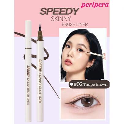 Peripera 速效纤细眼线液笔，液体眼线笔，防晕染、防水、防汗，日常妆容