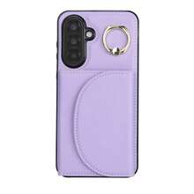 PU 人造皮革手機殼，相容 Galaxy A17 A56 A36 A26 A16 A55 A35 A15 A54 A14 A73 A53 A13 A72 A52 A71 A51 4G 5G，附環形支架，RFID 防盜錢包手機殼，相容 Galaxy S26 S25 Edge S24 S23 S22 S21 FE Plus Ultra，附支架、卡槽卡夾保護殼 - 紫色 - 查看 22