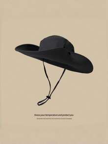 女士防晒帽，夏季户外骑行遮阳颈套透气可折叠宽檐钓鱼帽 - 多色 - 查看 12