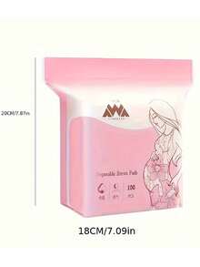 一次性哺乳垫，防漏乳垫，专为哺乳妈妈设计，防溢乳垫，哺乳垫 - 彩色 - 查看 4