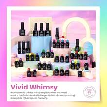 Beetles 36 Colors Gel Nail Polish Set, Pastel Jelly Pink Purple White Green Glitter Gel Kit With Base & Top Coat, Nail Tools, Soak Off UV Nail Art, Salon DIY Manicure Gift For Women - 36 Colors Pastel Neon Rainbow Bright - 查看 5
