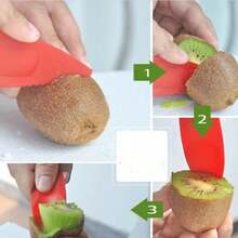 1 pieza Pelador de kiwi, Utensilio de cocina Separador - Verde - Ver 8