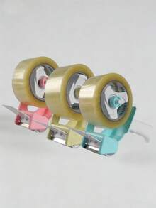 1个胶带座，胶带切割器，胶带包装机，胶带枪式封箱器，适用于家庭和仓库封箱，返校季，学习用品，办公和学习用品/胶带，粘合剂和紧固件/胶带切割器，封箱器，封箱机，胶带座，封箱，胶带座，包装胶带座，胶带枪，包装胶带座，包装胶带滚轮，手持式滚轮 - 15001 - 查看 2