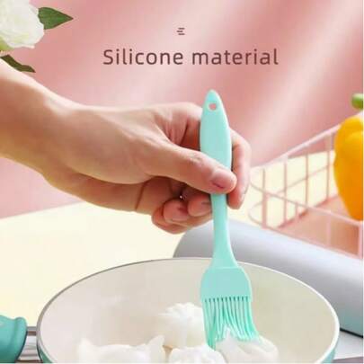 3 cọ phết dầu bằng silicon chịu nhiệt dùng cho nướng BBQ, dụng cụ nhà bếp, dụng cụ làm bánh, phụ kiện nướng, cọ dễ cầm nắm, tay cầm tiện dụng, chất liệu silicon an toàn thực phẩm, dụng cụ thoa dầu, thích hợp cho người nội trợ và người đam mê làm bánh.