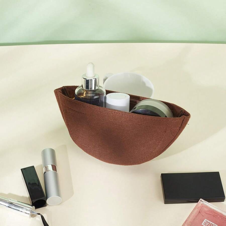 Túi lót nỉ 2mm, thích hợp cho túi đeo vai tròn. - Cà phê - Xem 1