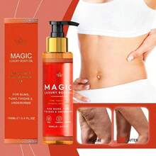 Besque Magic Body Oil, 3.38 FL OZ, After Shower Body Oil For Women, Hydrating Skin Care For Full Body That Plumps, Tightens, And Firms Skin With Natural Ingredients, Luxury Spa Gifts - Pack Of 1 - Floral - View 3