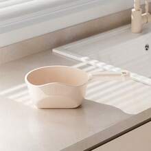 1 cái - Dụng cụ vo gạo - Thoát nước nhanh, rổ vo gạo có tay cầm, chất liệu PET, rây vo gạo, tô vo gạo, lưới mịn giúp gạo không bị rơi ra ngoài, rổ để ráo nước rửa rau củ quả trong nhà bếp, dụng cụ lọc gia dụng. - Dụng cụ vo gạo - Xem 10