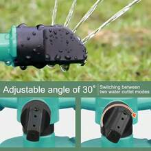 360度旋转喷头，宠物友好型草坪灌溉系统喷雾器，适用于大面积区域 - B - 查看 7