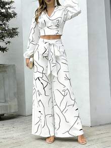 Bộ 2 thắt lưng nữ họa tiết hình học thanh lịch, thích hợp mặc thường ngày, mùa xuân/hè. - trắng - Xem 4