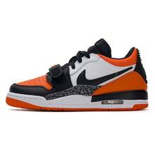 Giày bóng rổ Air Jordan Legacy 312 Low (GS) CD9054-118 nhẹ và êm ái dành cho thanh thiếu niên - Đen/Trắng/Xám lạnh/Cam sao biển - Xem 1