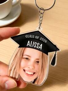 Bộ 1/3/5 móc khóa mũ tốt nghiệp in hình khuôn mặt theo yêu cầu, móc khóa mũ tốt nghiệp in ảnh cá nhân, tên tùy chỉnh, thiết kế mũ tốt nghiệp, quà tặng tiệc tốt nghiệp, quà lưu niệm tốt nghiệp năm 2026, quà tốt nghiệp trung học và đại học, móc khóa tốt nghiệp cá nhân độc đáo, phù hợp, độc đáo, có thể tùy chỉnh, quà kỷ niệm lý tưởng. - Nhiều màu - Xem 9